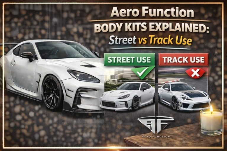 Aero Function Body Kits Explained: Street vs Track Use