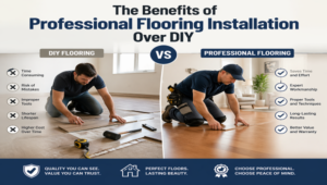Professional vs DIY flooring installation benefits