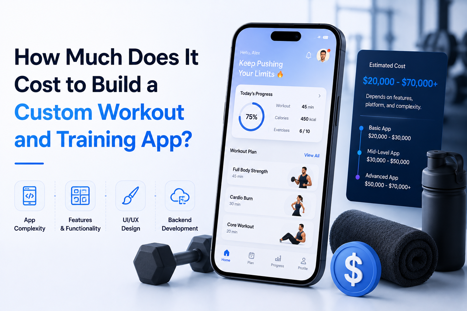 Cost to Build a Custom Workout and Training App