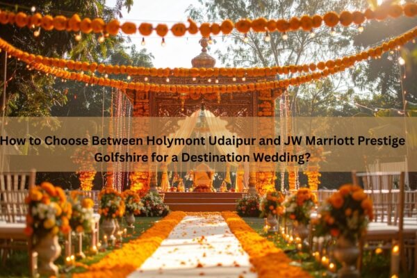 How to Choose Between Holymont Udaipur and JW Marriott Prestige Golfshire for a Destination Wedding?