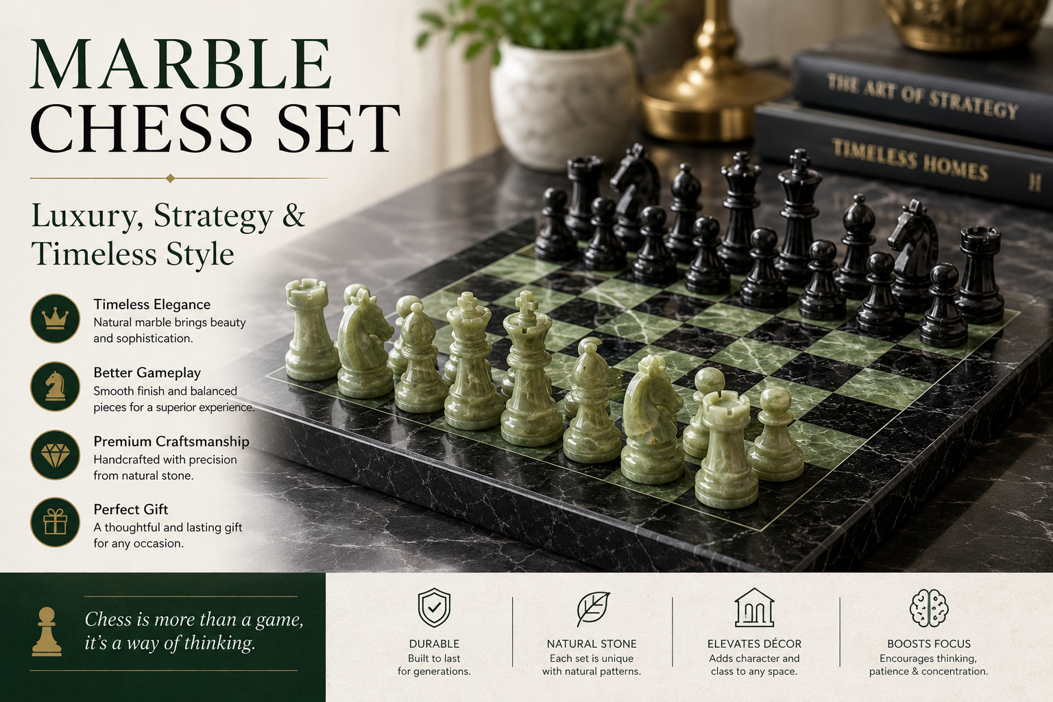 Marble Chess Set: Why It’s More Than Just a Game Board