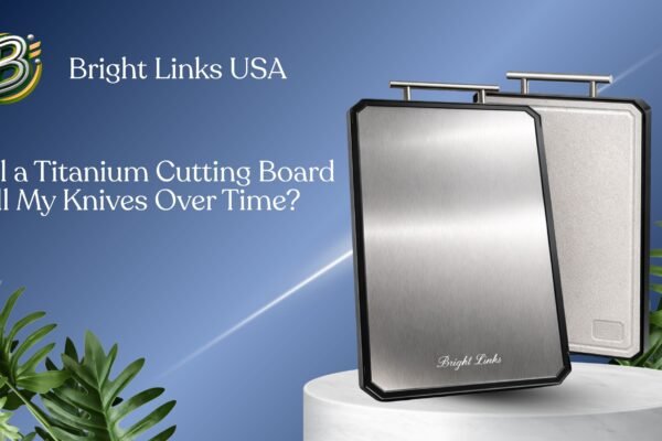 Titanium CUtting board Made in USA, Bright Links USA