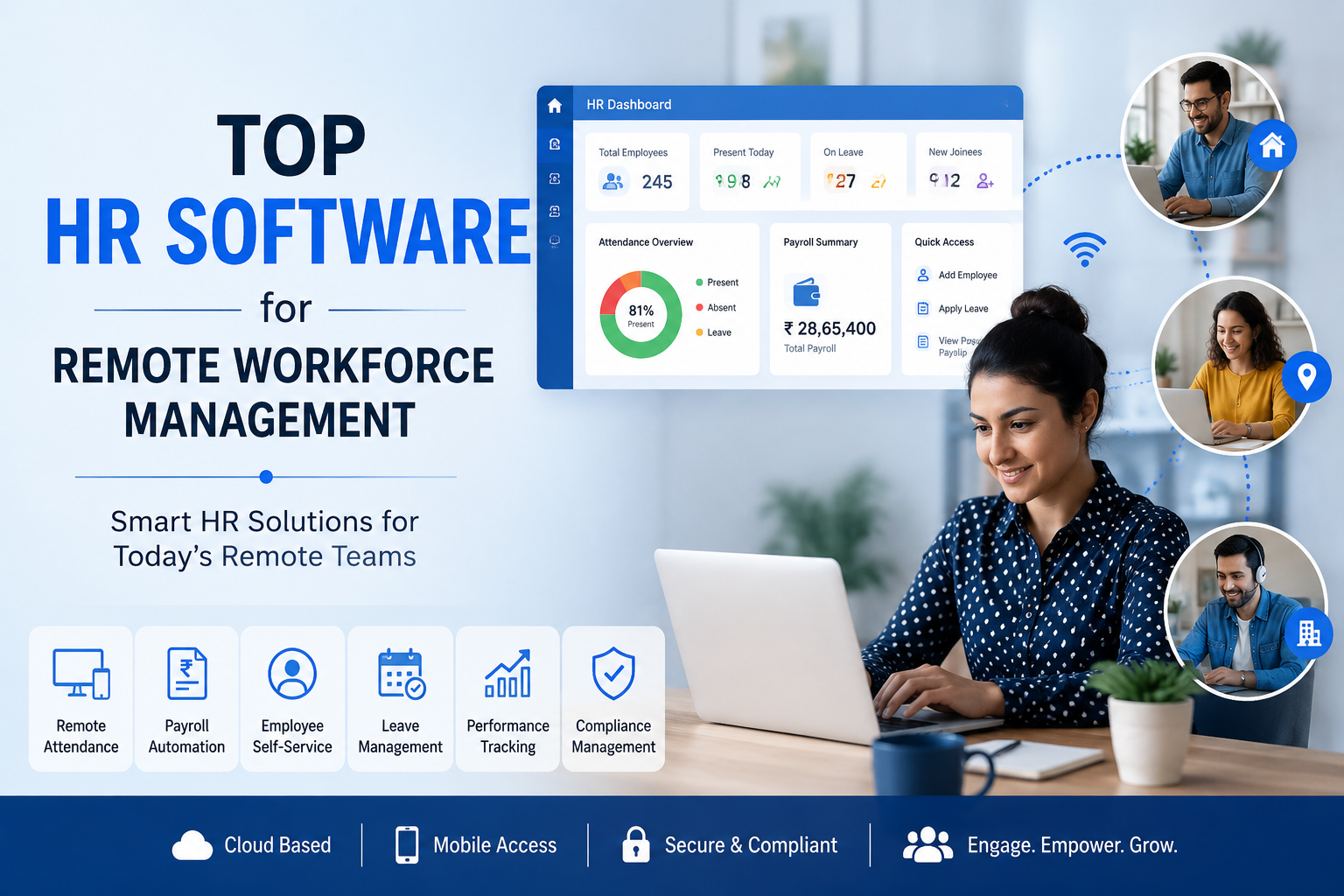Top HR Software for Remote Workforce Management