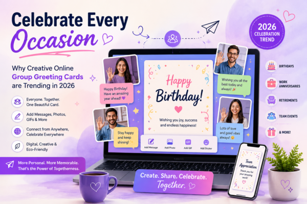 creative online group greeting cards