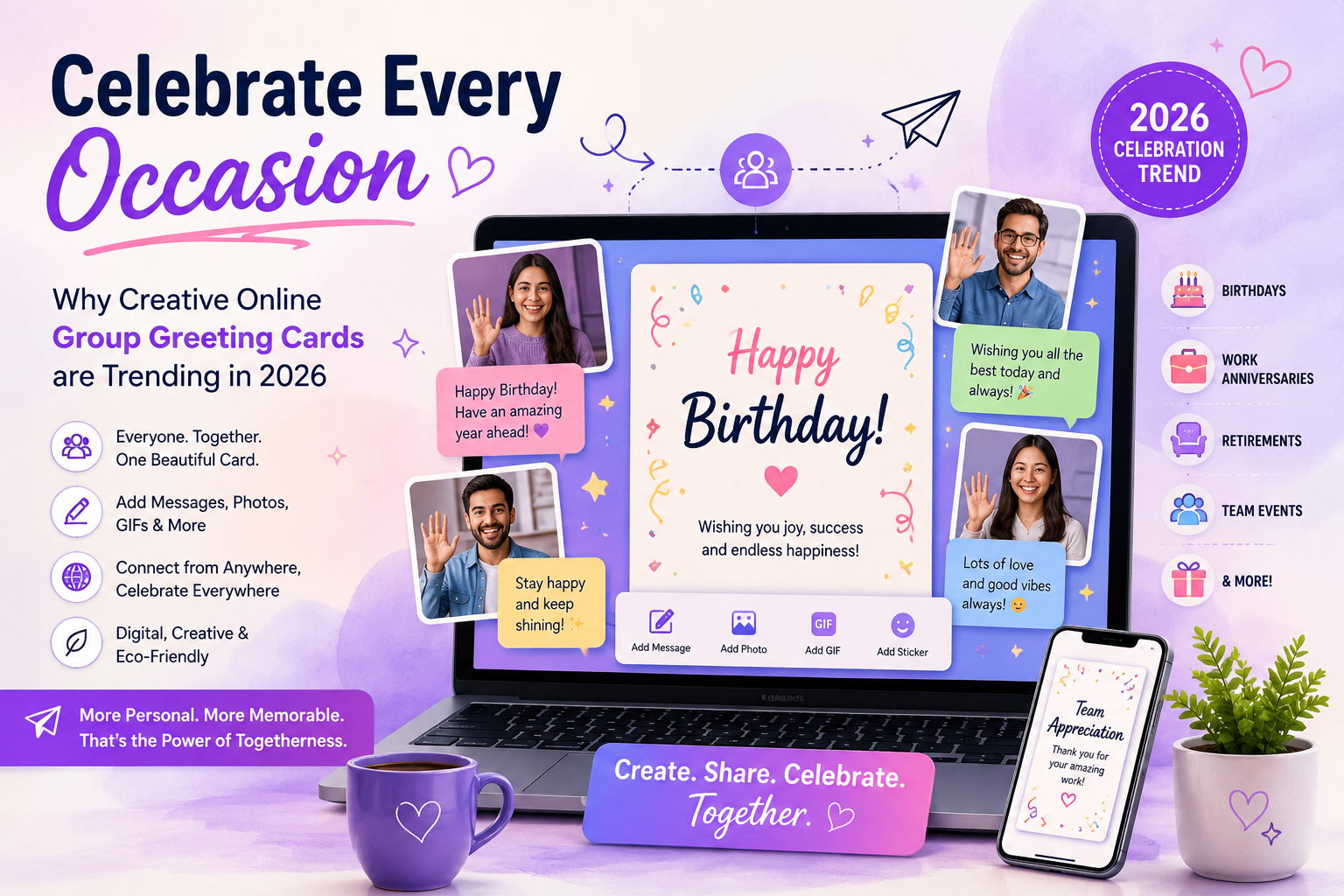creative online group greeting cards