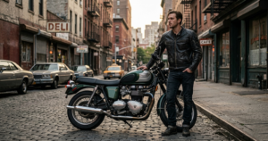 biker leather jacket