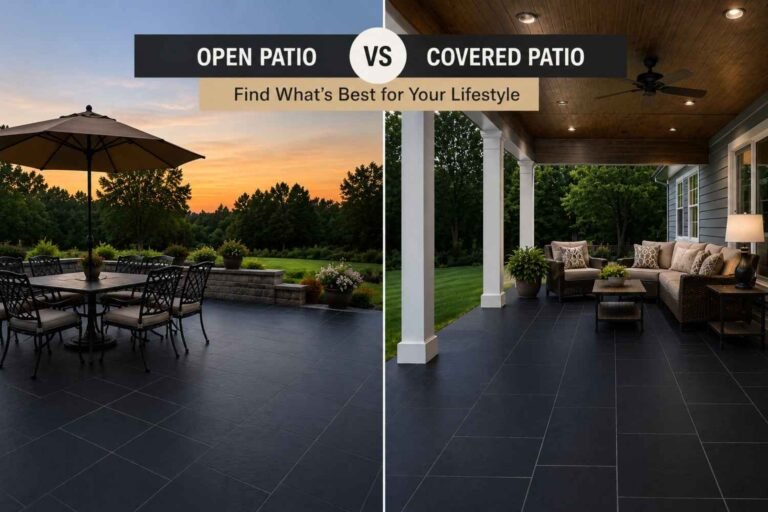 Open Patio vs Covered Patio – Find What’s Best for Your Lifestyle