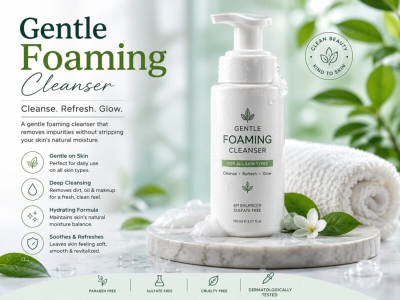 gentle foaming cleanser